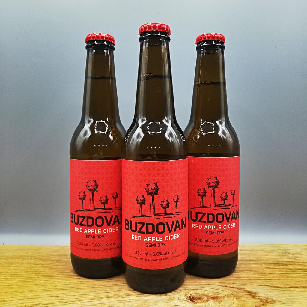 Buzdovan - RED APPLE CIDER 330ml