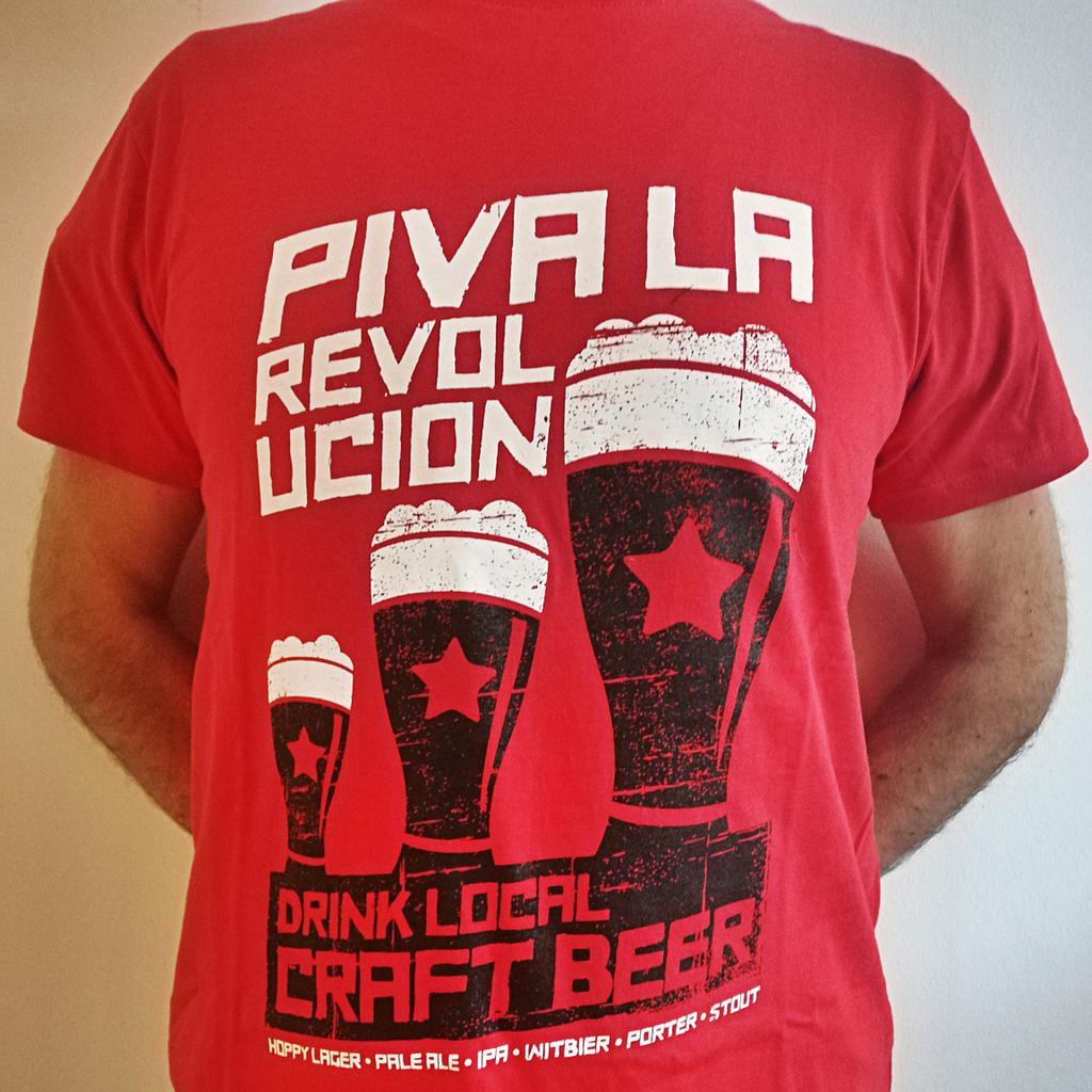 Men's Tshirt - PIVA LA REVOLUCION