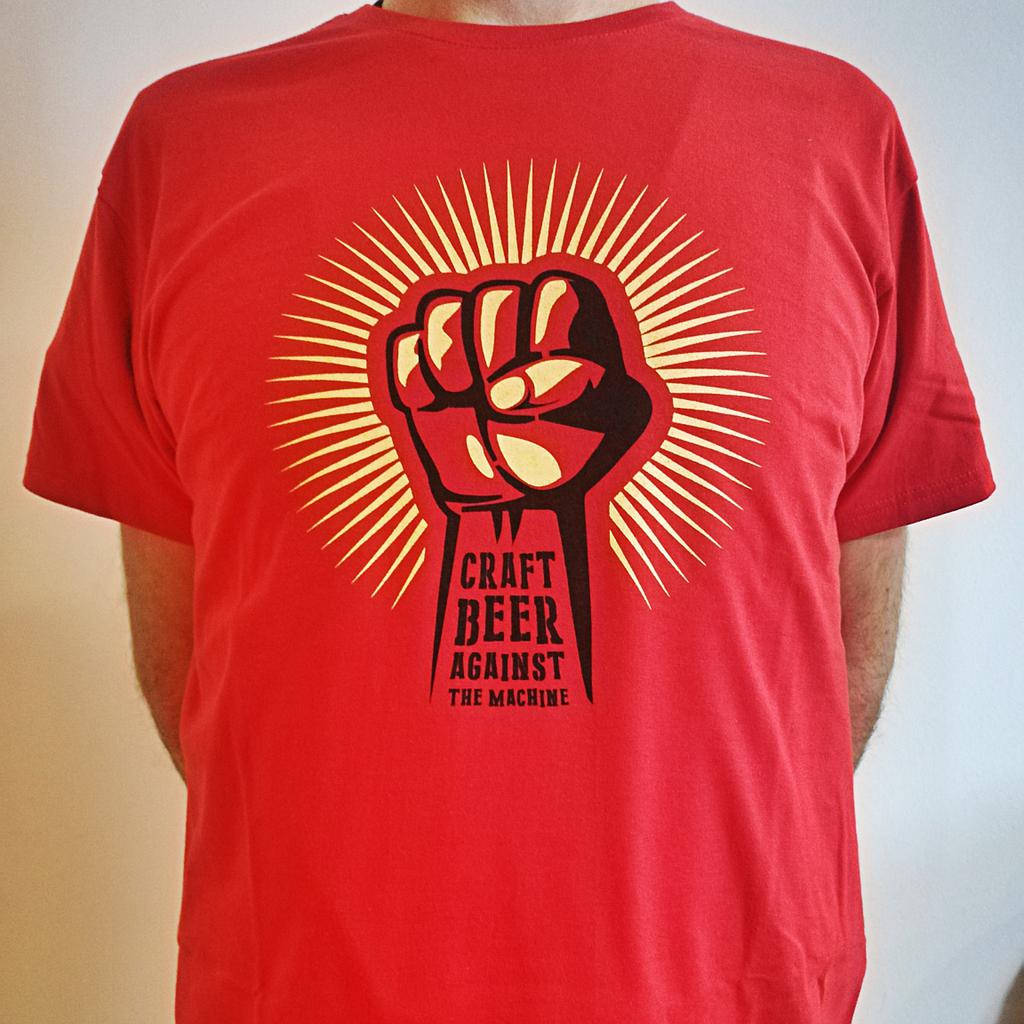 Men's Tshirt - CRAFT BEER AGAINST THE MACHINE