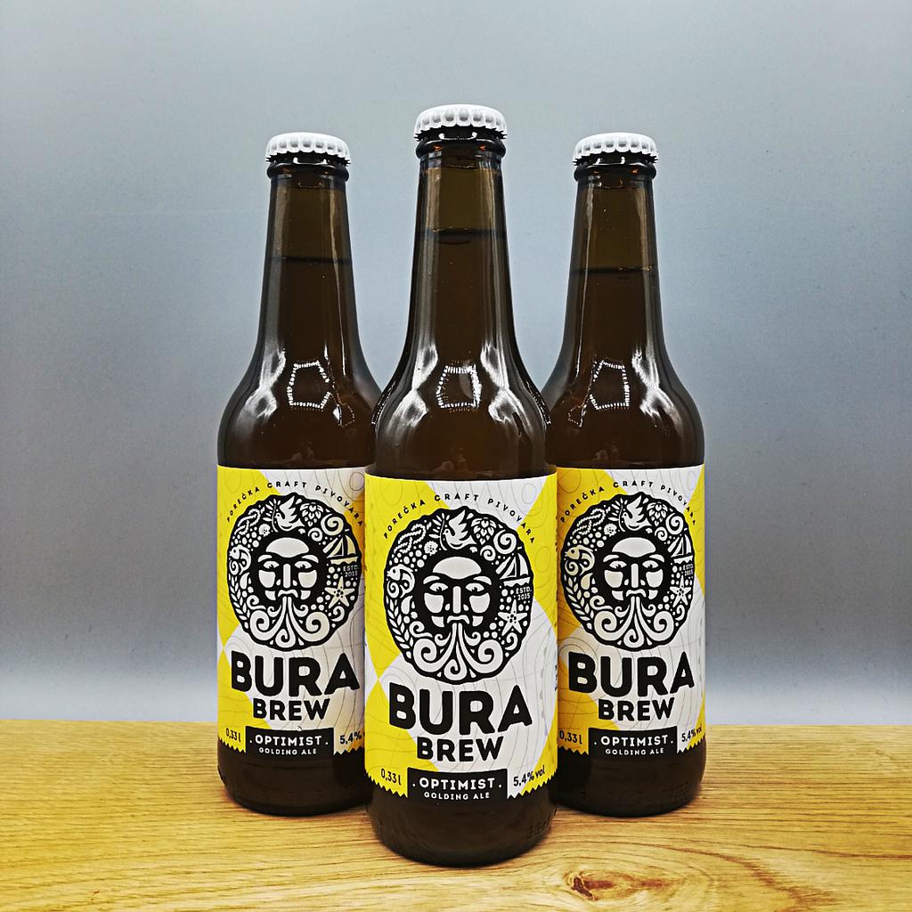 Bura Brew - OPTIMIST GOLDING ALE 330ml