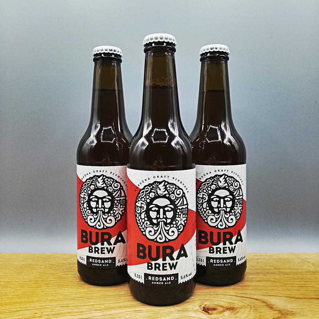 Bura Brew - REDSAND AMBER ALE 330ml