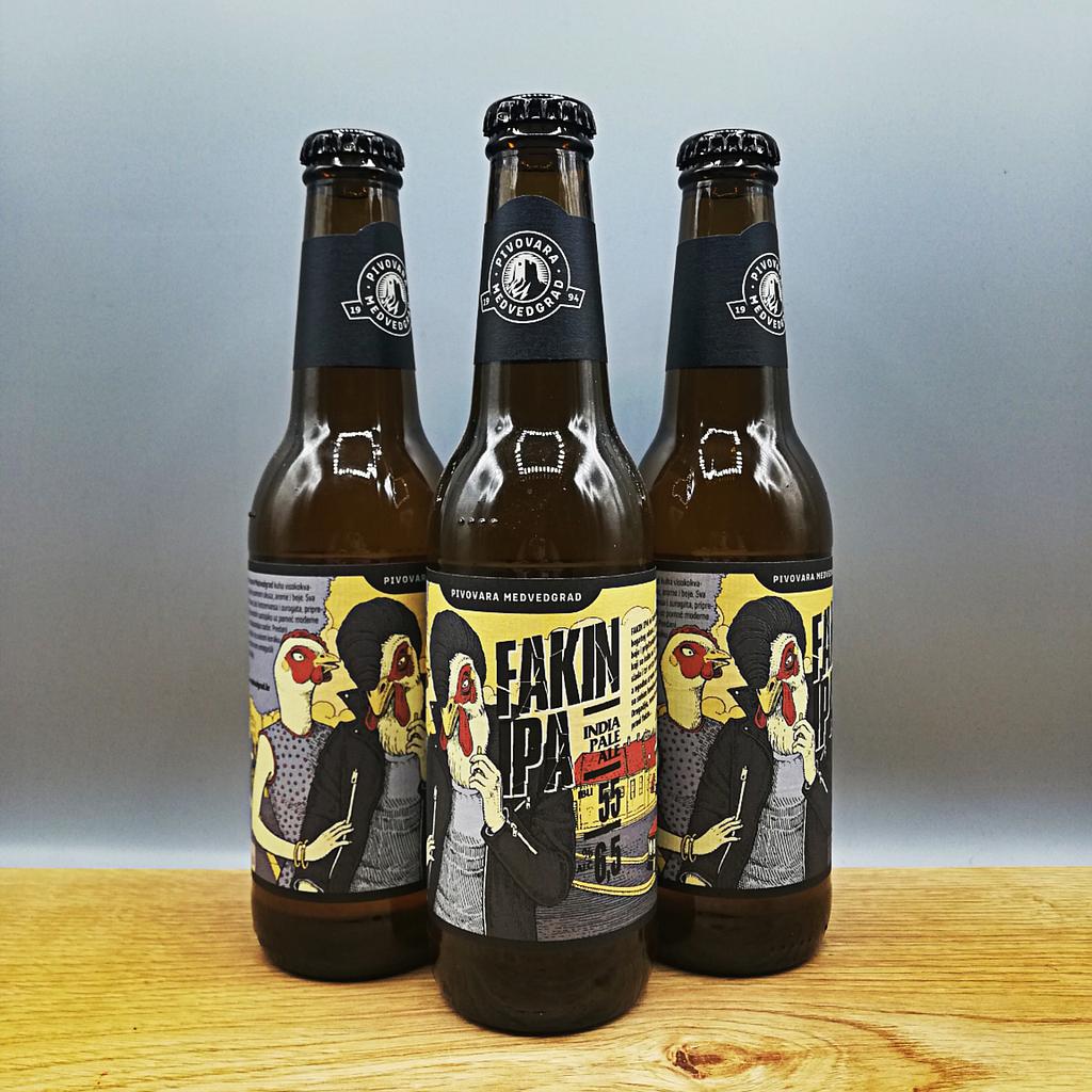 Medvedgrad - FAKIN IPA 330ml
