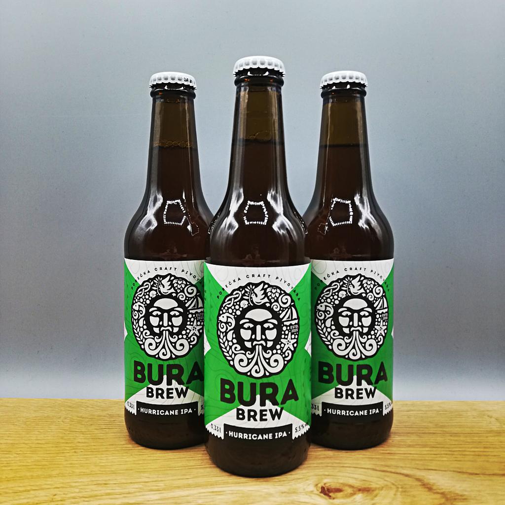 Bura Brew - HURRICANE IPA 330ml
